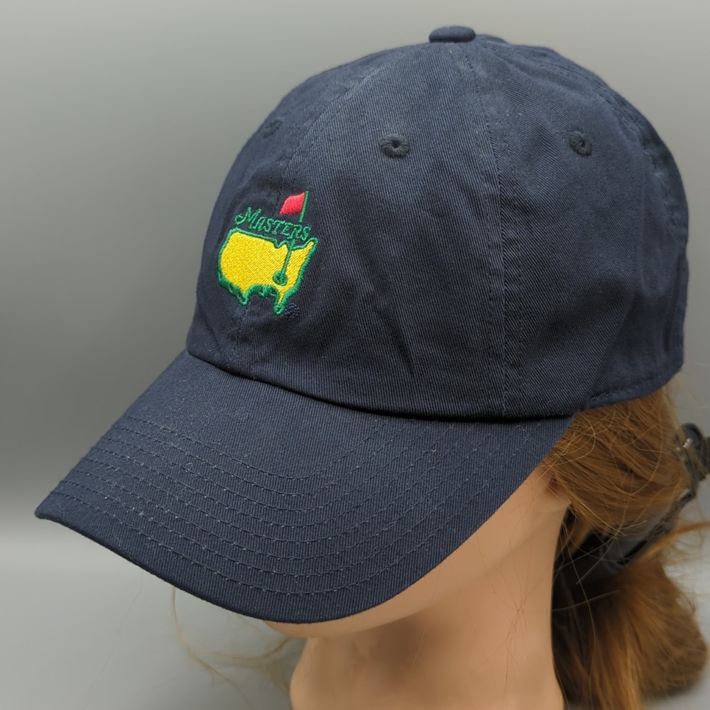 Augusta National Masters Hat Cap Strapback Blue American Needle Golf Logo Cap